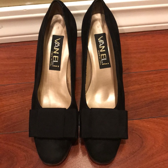 Vaneli black suede pumps - Picture 2 of 7